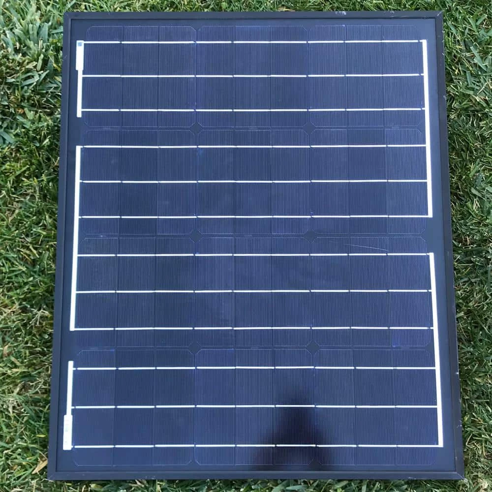 50-Watt 12-Volt All Black Mono Solar Panel, Compatible with Portable Chest Fridge Freezer Cooler Panel by ACOPower - Image 8