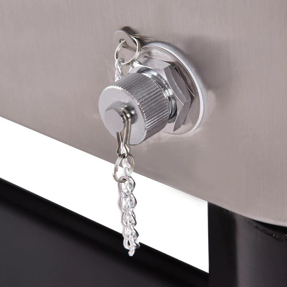 80 Quart Patio Rolling Stainless Steel Ice Beverage Cooler by CASAINC - Image 5