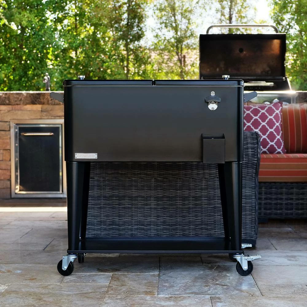 Permasteel 80 Qt. Black Chest Cooler by Unbranded - Image 6