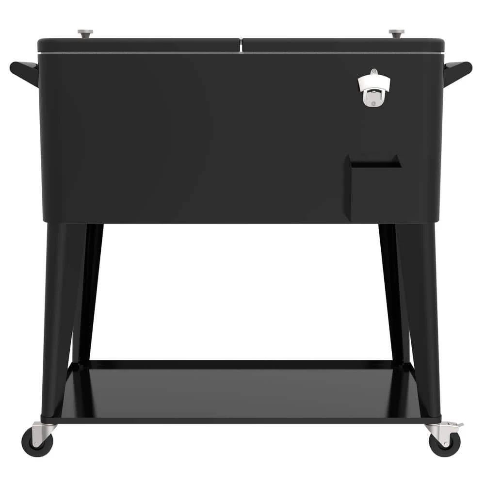 Permasteel 80 Qt. Black Chest Cooler by Unbranded