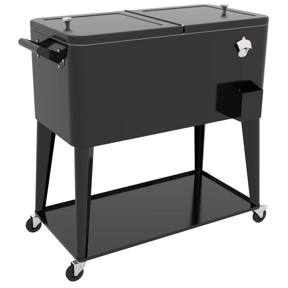 Permasteel 80 Qt. Black Chest Cooler by Unbranded - Image 4