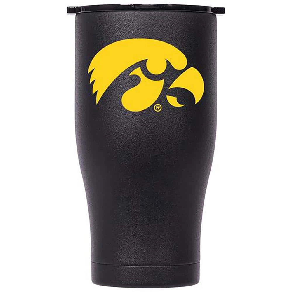 27oz Chaser Black/Black Color Logo - U of Iowa by ORCA