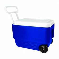 Wheelie Cool Cooler 38 qt. Blue by IGLOO