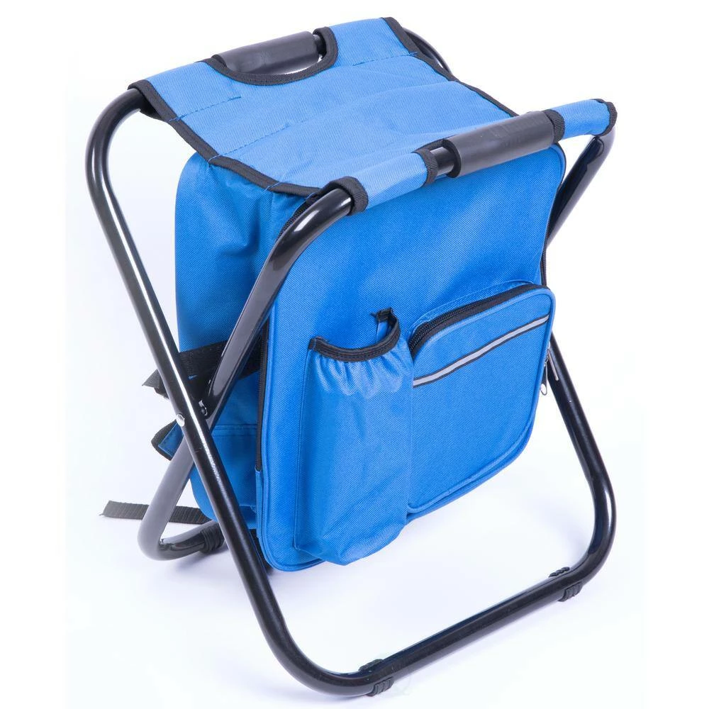 Folding 3-in-1 Stool/Backpack/Cooler Bag in Blue by PLAYBERG - Image 5