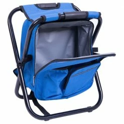 Folding 3-in-1 Stool/Backpack/Cooler Bag in Blue by PLAYBERG