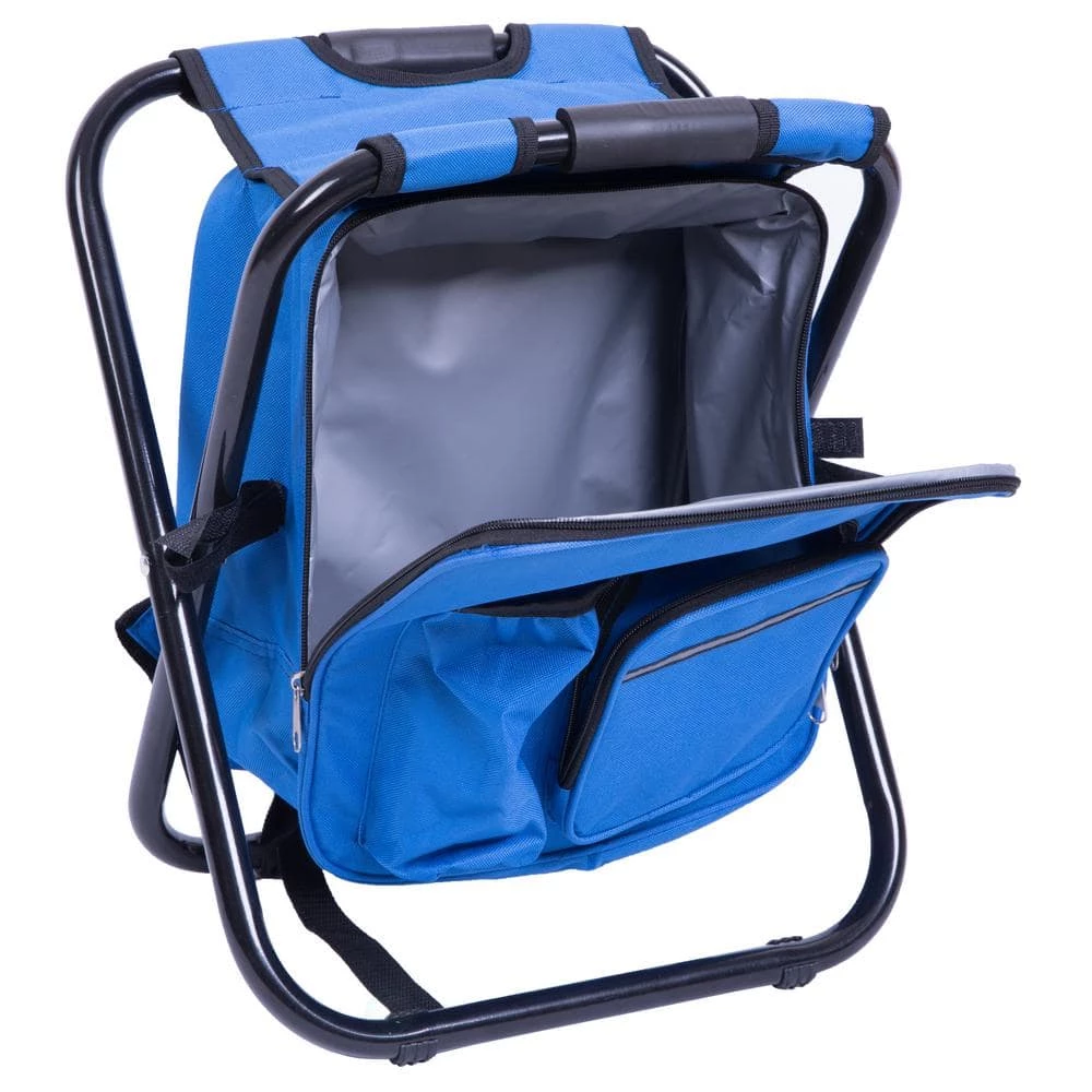 Folding 3-in-1 Stool/Backpack/Cooler Bag in Blue by PLAYBERG