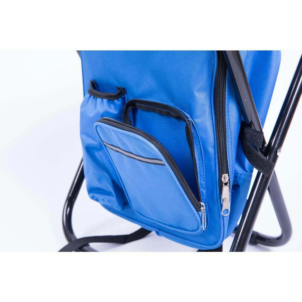 Folding 3-in-1 Stool/Backpack/Cooler Bag in Blue by PLAYBERG - Image 6