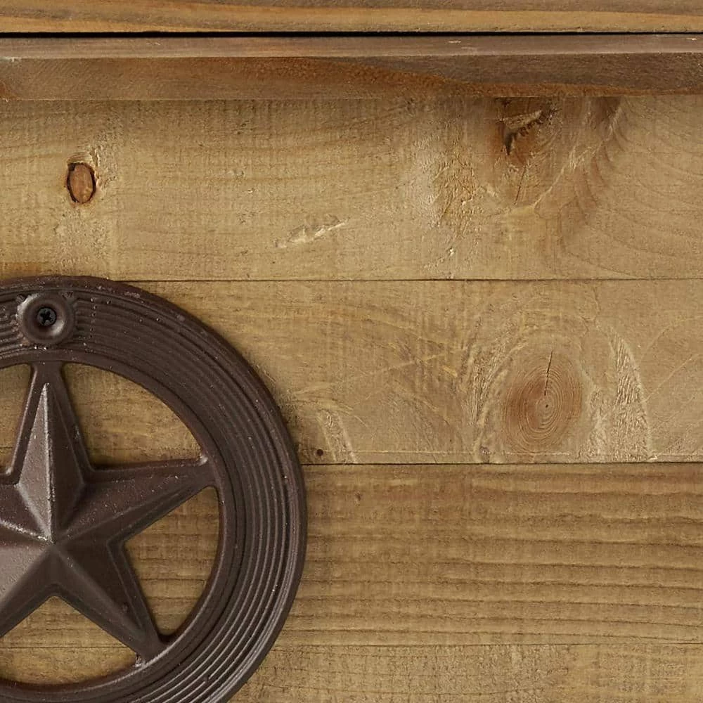 Backyard Expressions 87 Qt. Wooden Patio Cooler w/Side Shelves by BACKYARD EXPRESSIONS PATIO · HOME · GARDEN - Image 4