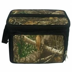 6 Can Insulated Camo Soft-Side Cooler Bag with Hard Liner by Brentwood