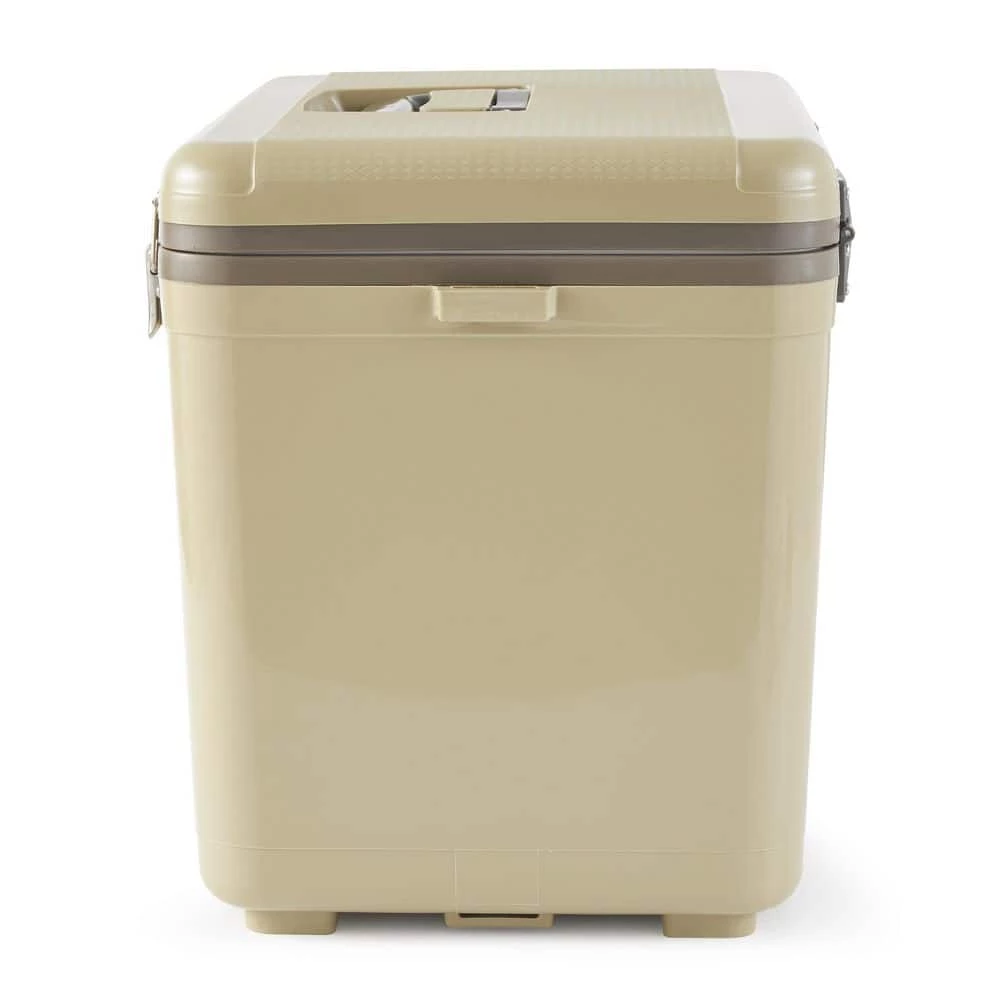 19 qt. Fishing Live Bait Dry Box Ice Cooler with Shoulder Strap, Tan by Engel - Image 4