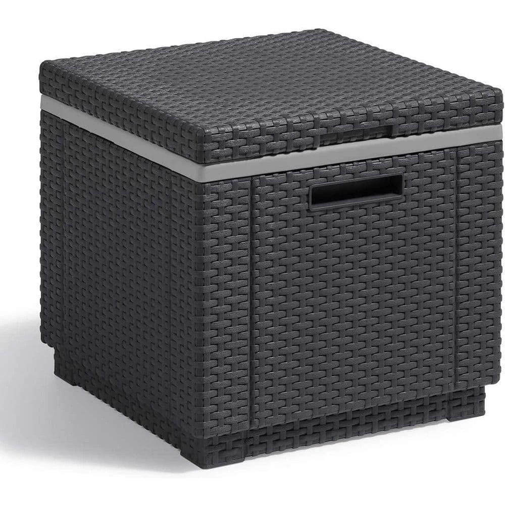 Outdoor Bar Cooling Table, 42 Qt., Patio, Picnicand Beach Accessories, Graphite, Patio Cooler by Unbranded