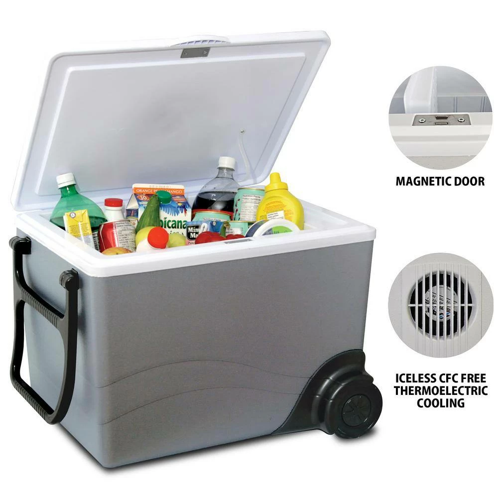 36 Qt. (34 L) Thermoelectric Wheeled Kool Kaddy Cooler by Unbranded - Image 4