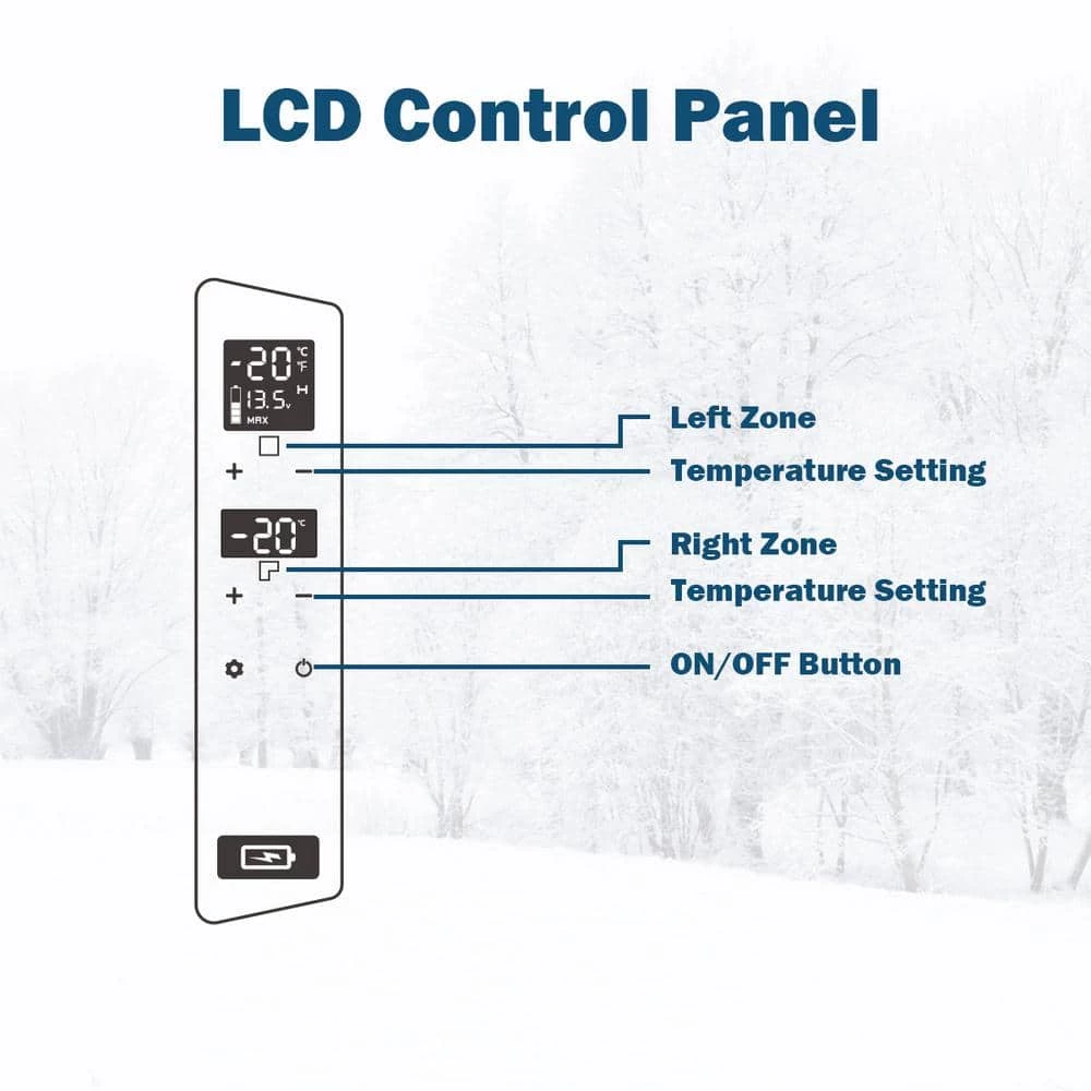 53 Quarts Portable Electric Car Cooler Refrigerator/Freezer Wheels Camping by Costway - Image 7
