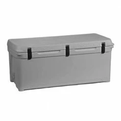 108 qt. 123 High Performance Durable Roto Molded Airtight Ice Cooler, Haze Gray by ENGEL Coolers