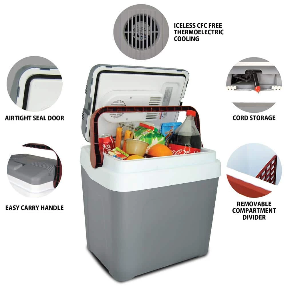 Fun Kool P25 Thermoelectric Iceless 12V Personal Cooler, 24L (26 qt.), Made in North America by Koolatron - Image 6