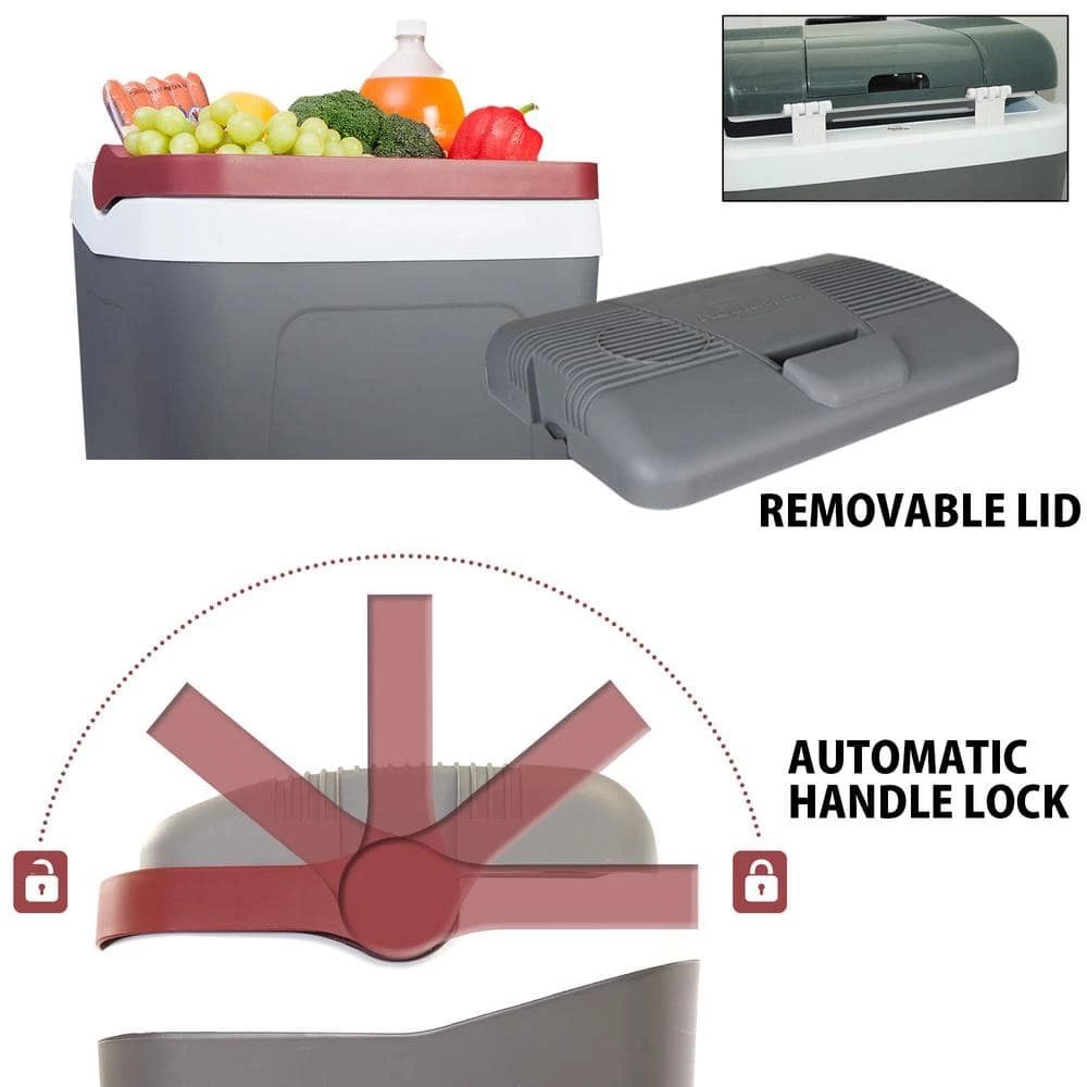 Fun Kool P25 Thermoelectric Iceless 12V Personal Cooler, 24L (26 qt.), Made in North America by Koolatron - Image 8