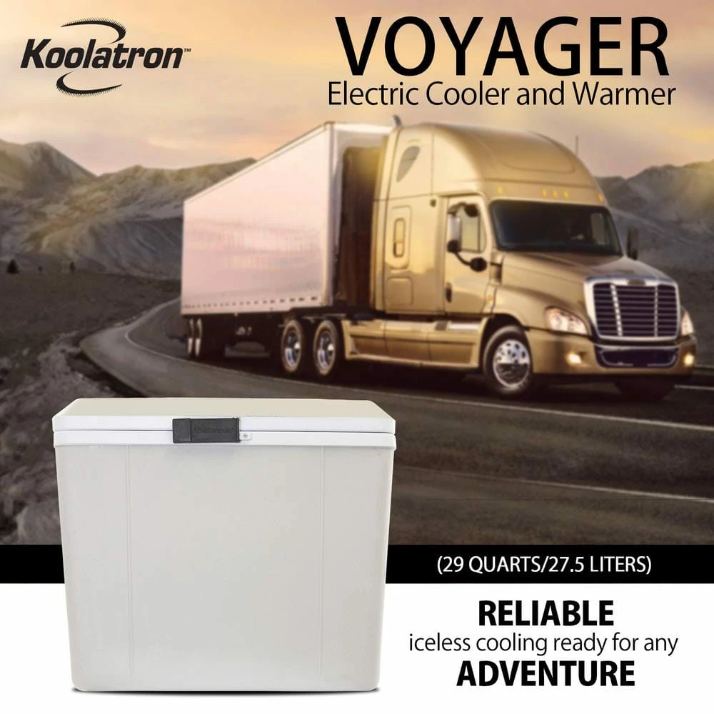 29 Qt (27.5 L) Thermoelectric Voyager Cooler by Koolatron - Image 2