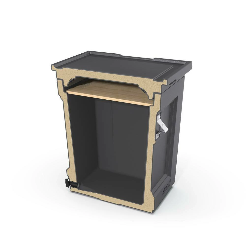 Fairfield 50 qt. Graphite Grey Patio Cooler by Mayne - Image 4