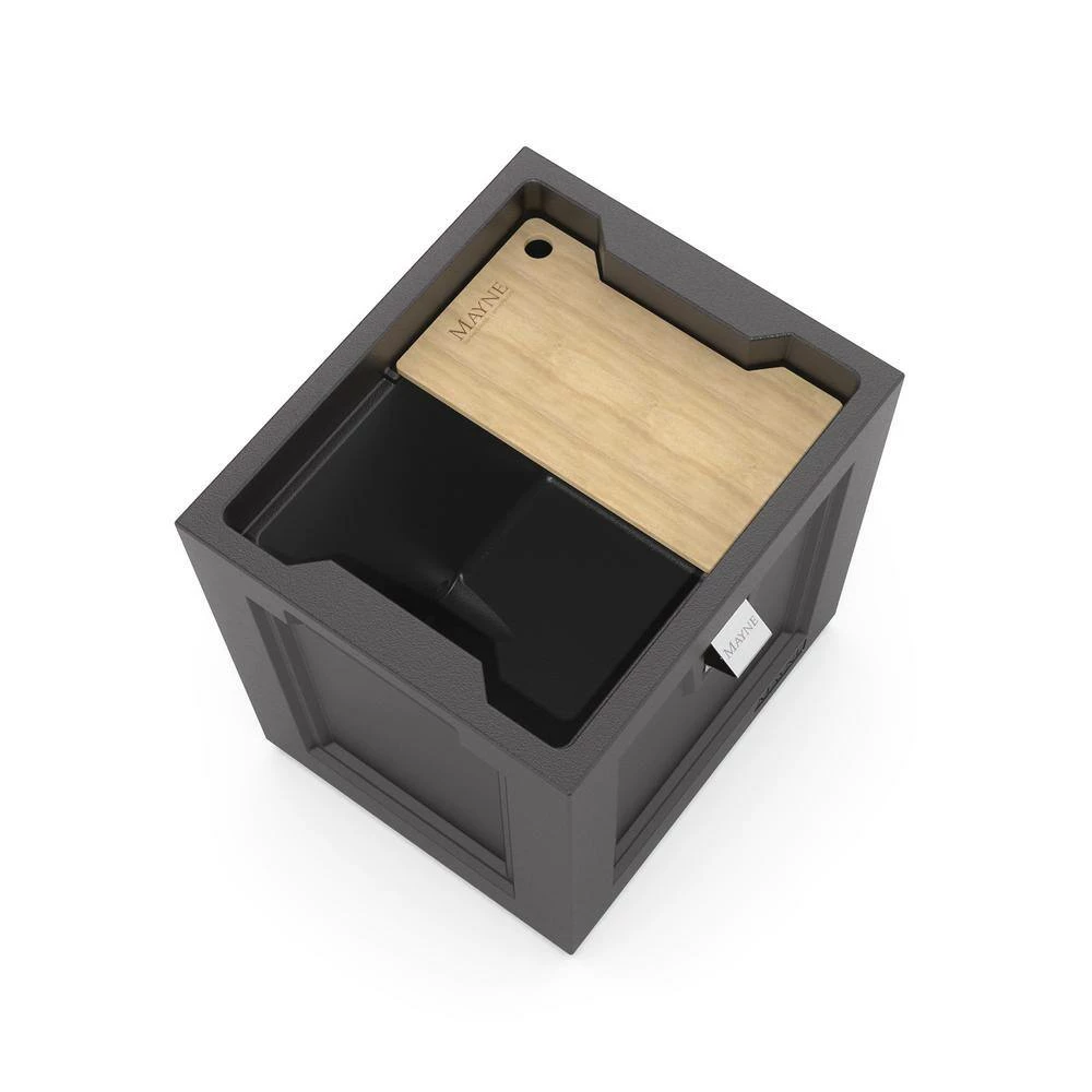 Fairfield 50 qt. Graphite Grey Patio Cooler by Mayne - Image 2