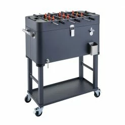 80 qt Detachable Tub Foosball Cooler w/ Cover Gray by TRINITY