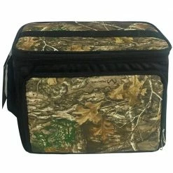 Kool Zone 12 Can Insulated Cooler Bag with Hard Liner in Realtree Edge Camo by Brentwood