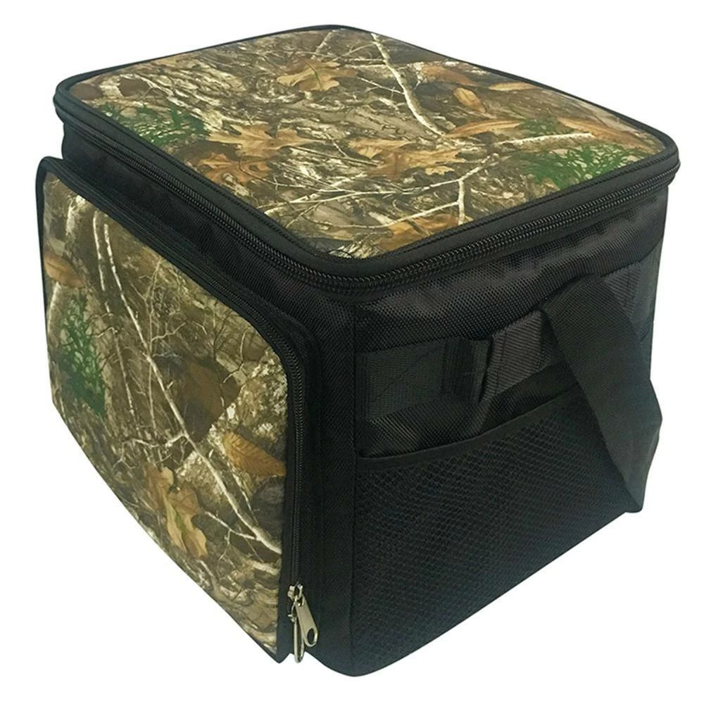 Kool Zone 24 Can Insulated Cooler Bag with Hard Liner in Realtree Edge Camo by Brentwood - Image 4