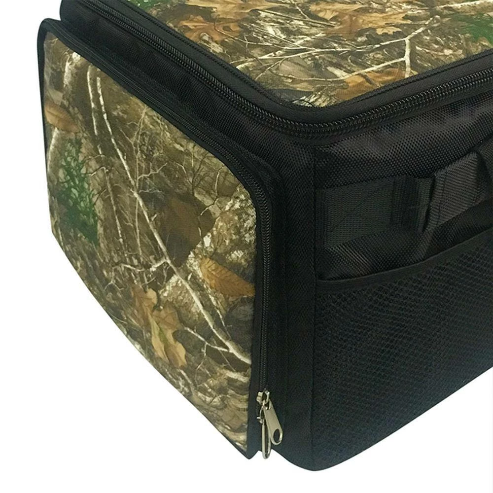 Kool Zone 24 Can Insulated Cooler Bag with Hard Liner in Realtree Edge Camo by Brentwood - Image 3