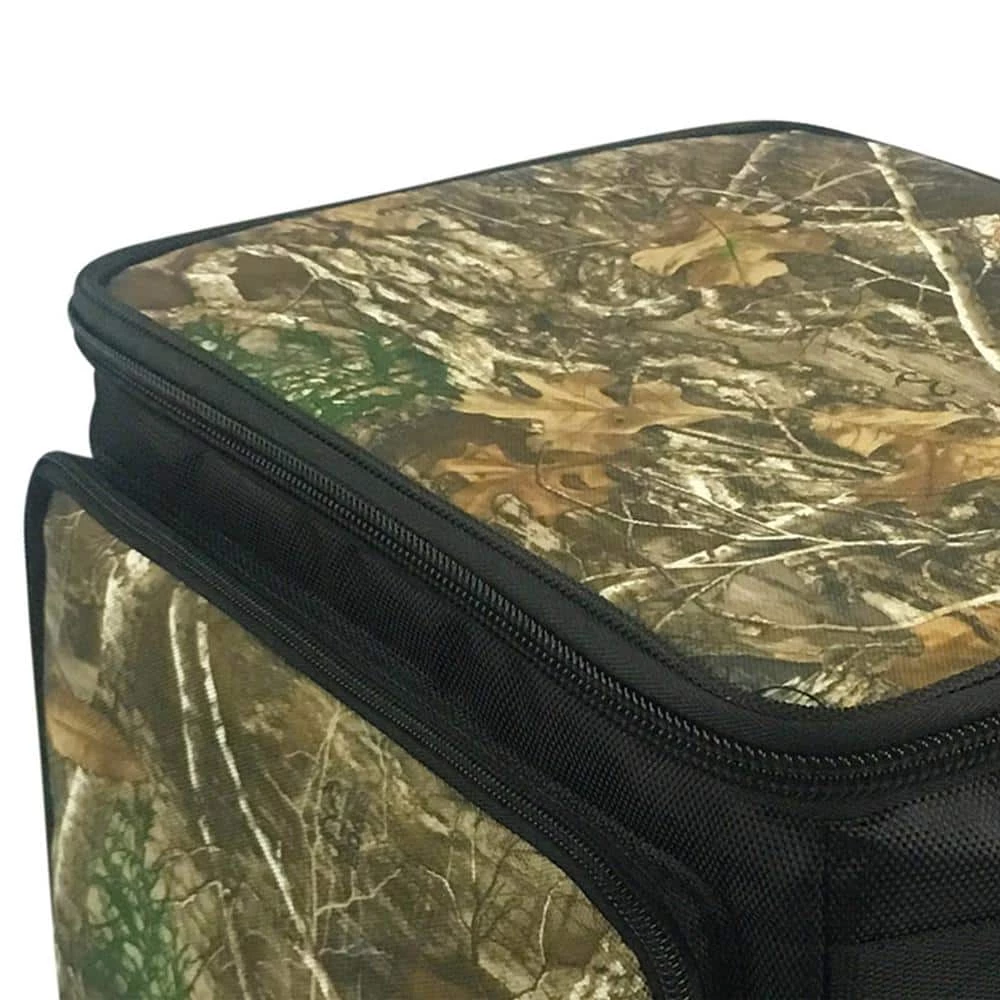 Kool Zone 24 Can Insulated Cooler Bag with Hard Liner in Realtree Edge Camo by Brentwood - Image 2