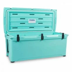 108 qt. 123 High Performance Durable Roto Molded Airtight Teal Cooler, (Open Box) by ENGEL Coolers