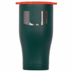 27oz Chaser Green/Orange Laser Etched - U of Miami (FL) by ORCA