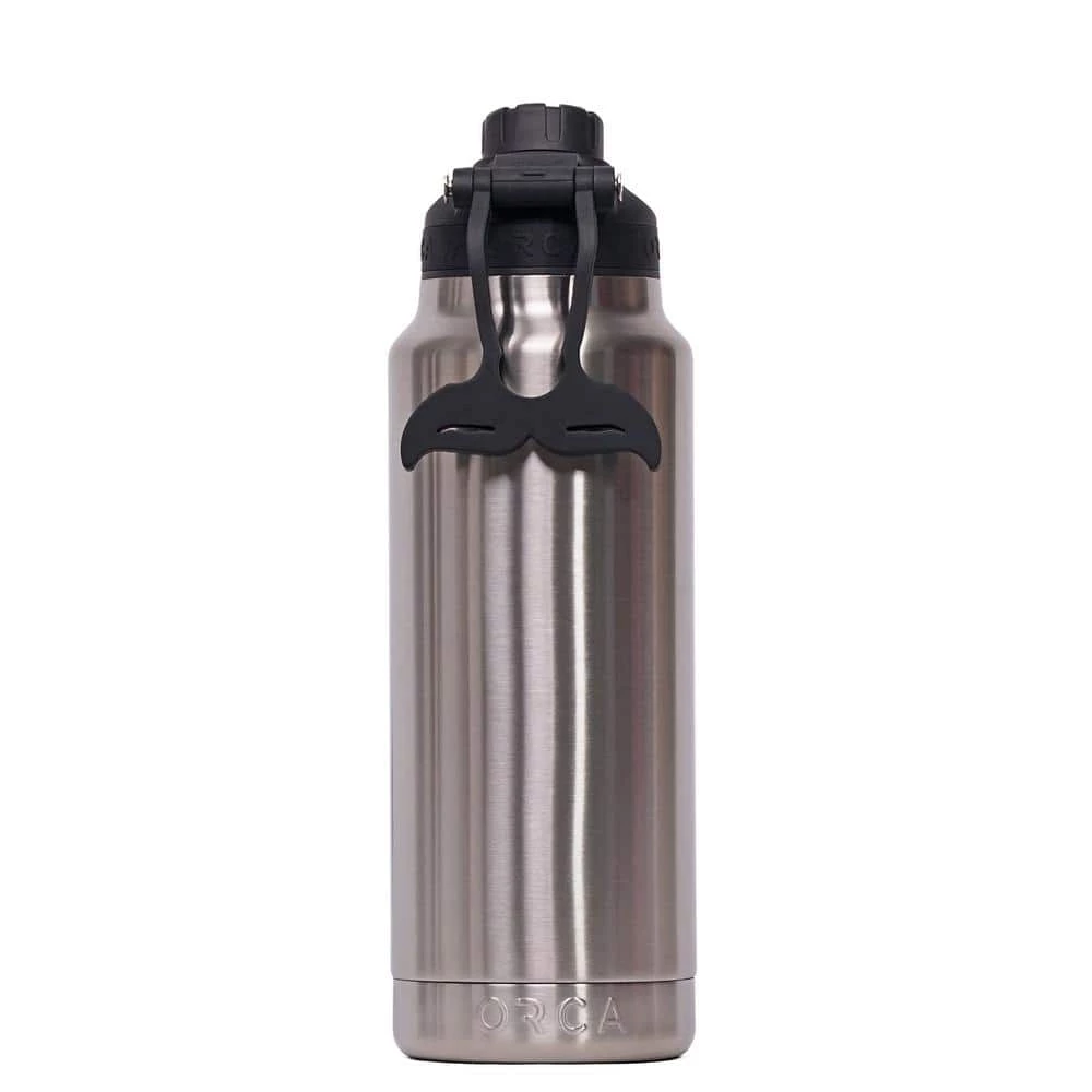34 oz. Hydra in Stainless/Black/Black by ORCA