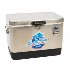 54 Quart Portable Stainless Cooler by Tommy Bahama