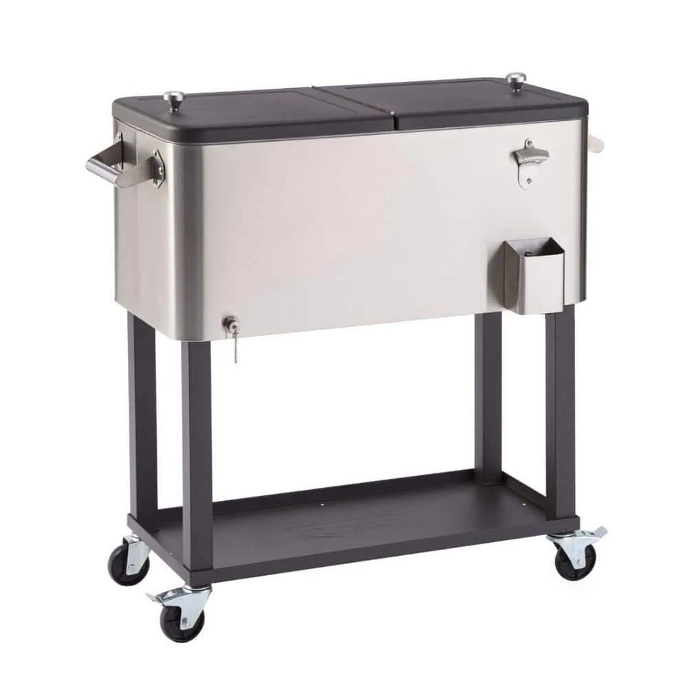 80 Qt./20 Gal. Stainless Steel Cooler with Cooler Cover by TRINITY