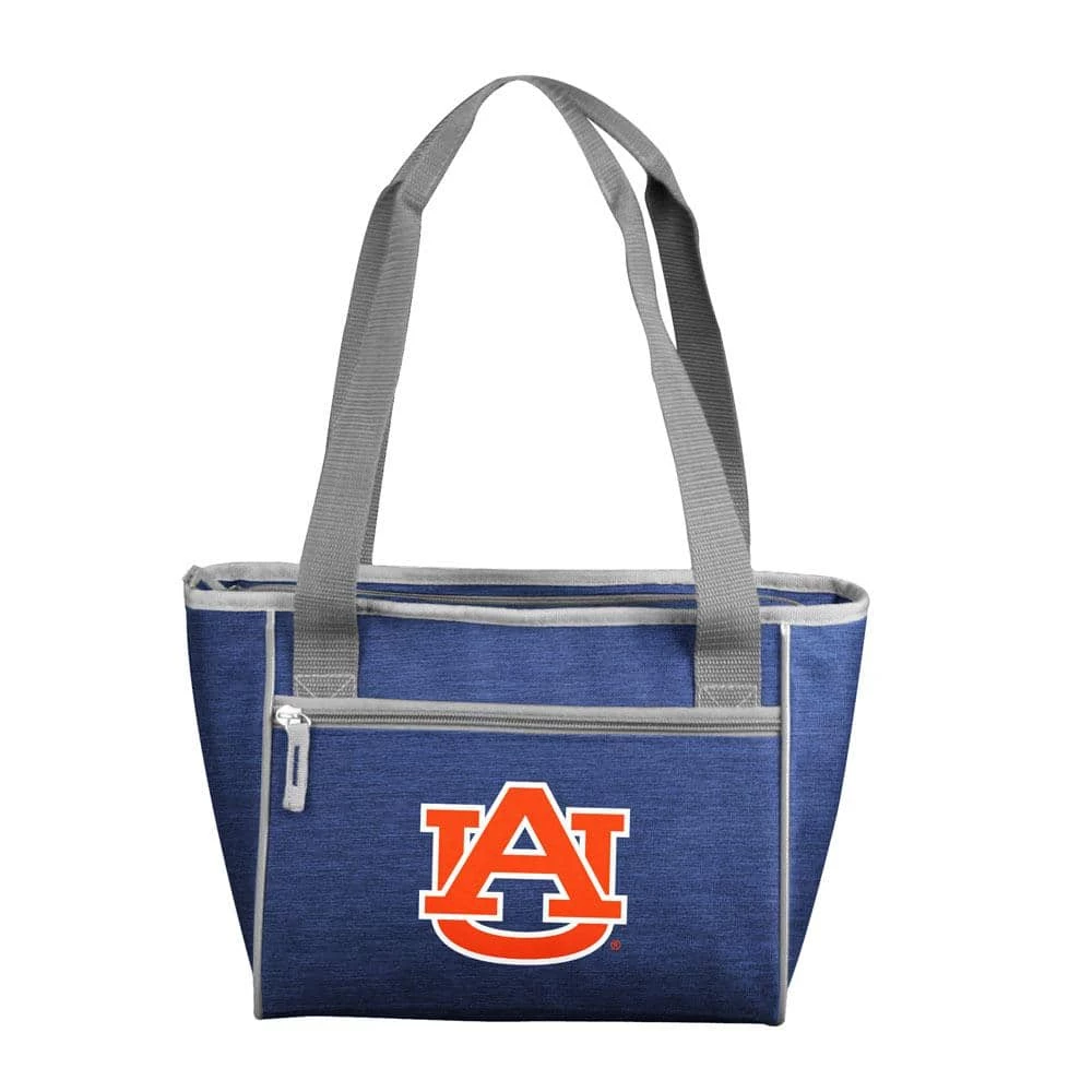 Auburn Crosshatch 16 Can Cooler Tote by logobrands