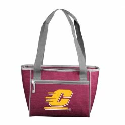 Central Michigan Crosshatch 16 Can Cooler Tote by logobrands