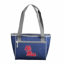 Ole Miss Crosshatch 16 Can Cooler Tote by logobrands