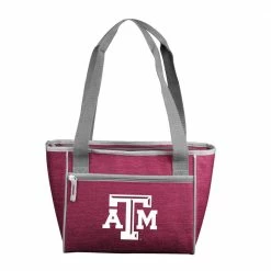 TX A&M Crosshatch 16 Can Cooler Tote by logobrands