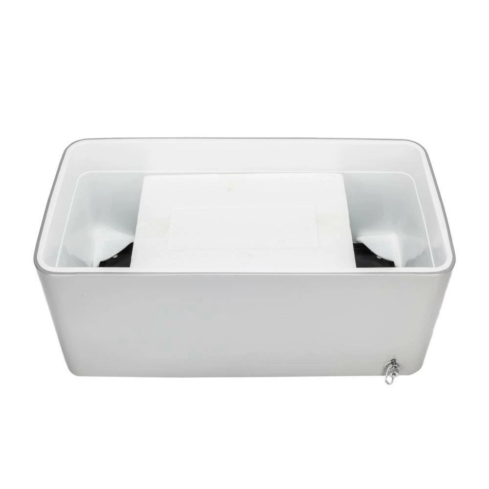 0 sq. ft. Outdoor 80 qt. Rolling Party Iron Spray Cooler Cart Ice Bee Chest Patio Warm Shelf by Unbranded - Image 4