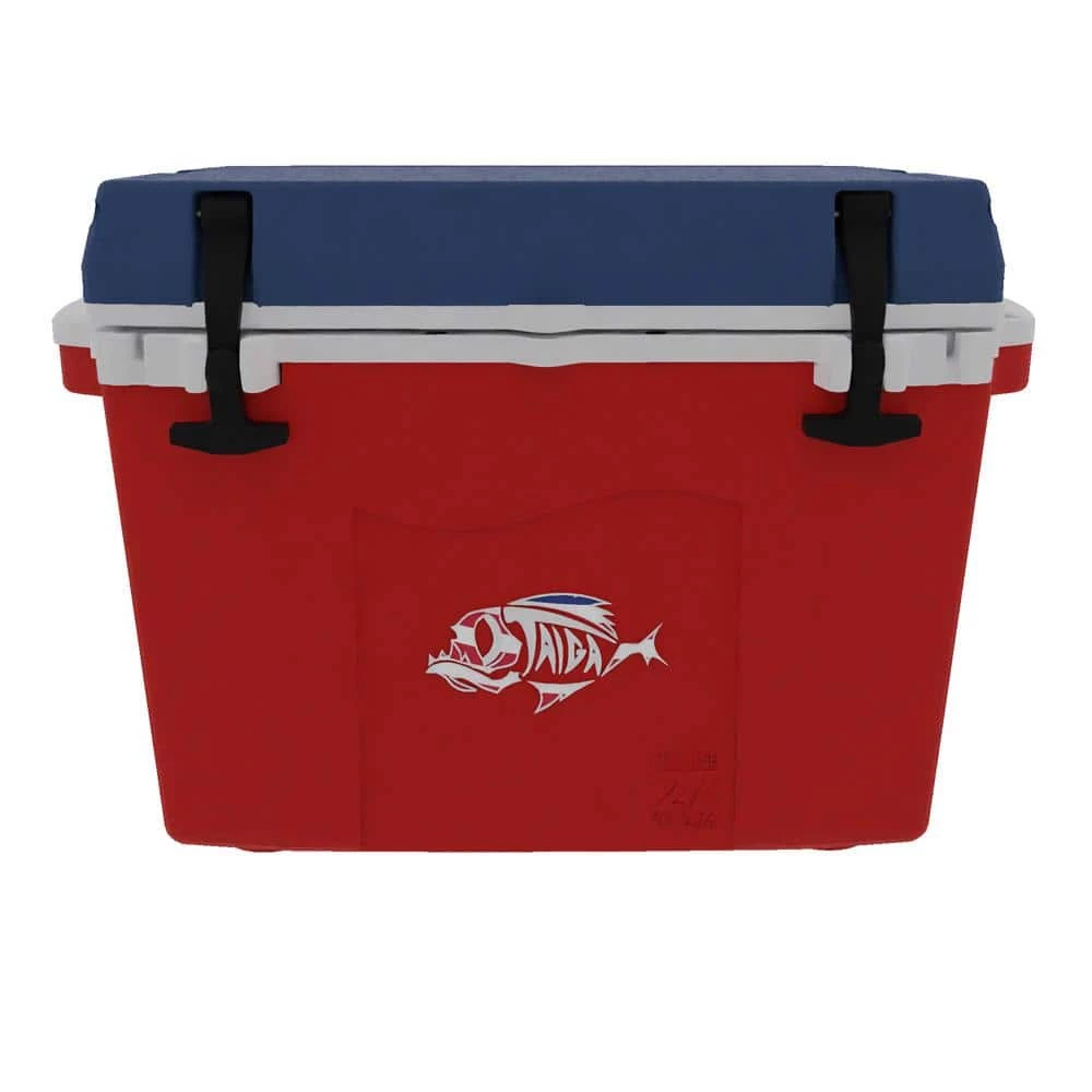 27 Quart Cooler Red White and Blue by TAIGA