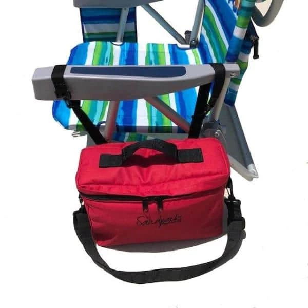 Sandpacks Red Soft-Side Cooler Tote - Clips To Your Beach Chair- by Unbranded - Image 5