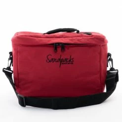 Sandpacks Red Soft-Side Cooler Tote - Clips To Your Beach Chair- by Unbranded