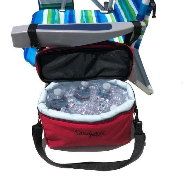 Sandpacks Red Soft-Side Cooler Tote - Clips To Your Beach Chair- by Unbranded - Image 6