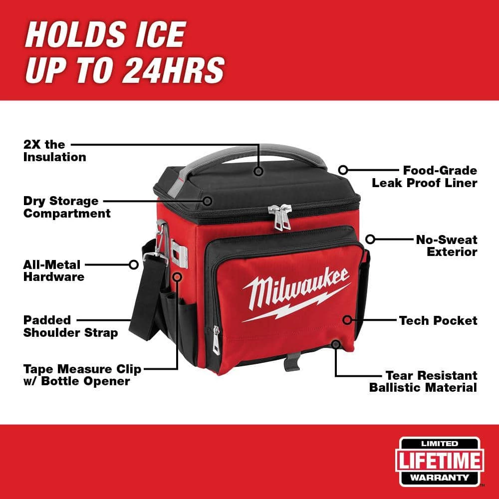 21 Qt. Soft Sided Jobsite Lunch Cooler by Milwaukee - Image 2