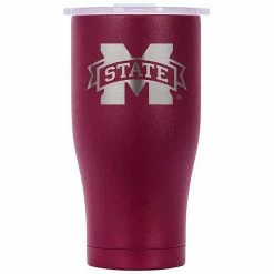 27oz Chaser Maroon/White Laser Etched - Mississippi State by ORCA