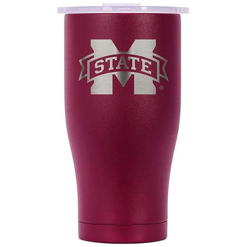 27oz Chaser Maroon/White Laser Etched - Mississippi State by ORCA