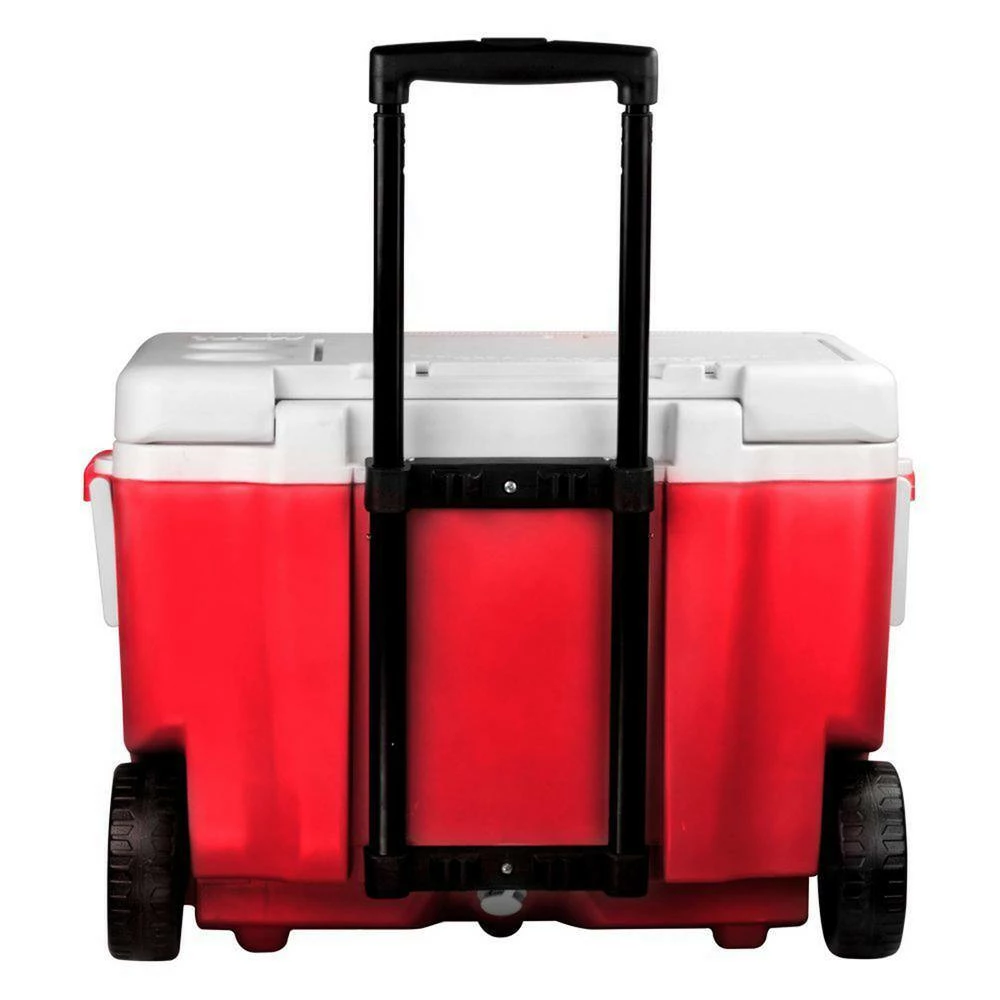 KoolMax 40 Qt. Red Wheeled Cooler, Bluetooth PA System and Power Station by TUNES2GO - Image 2