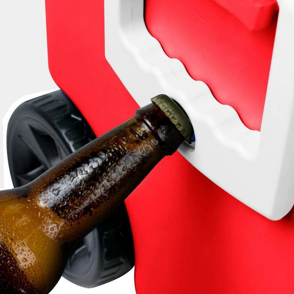 KoolMax 40 Qt. Red Wheeled Cooler, Bluetooth PA System and Power Station by TUNES2GO - Image 7