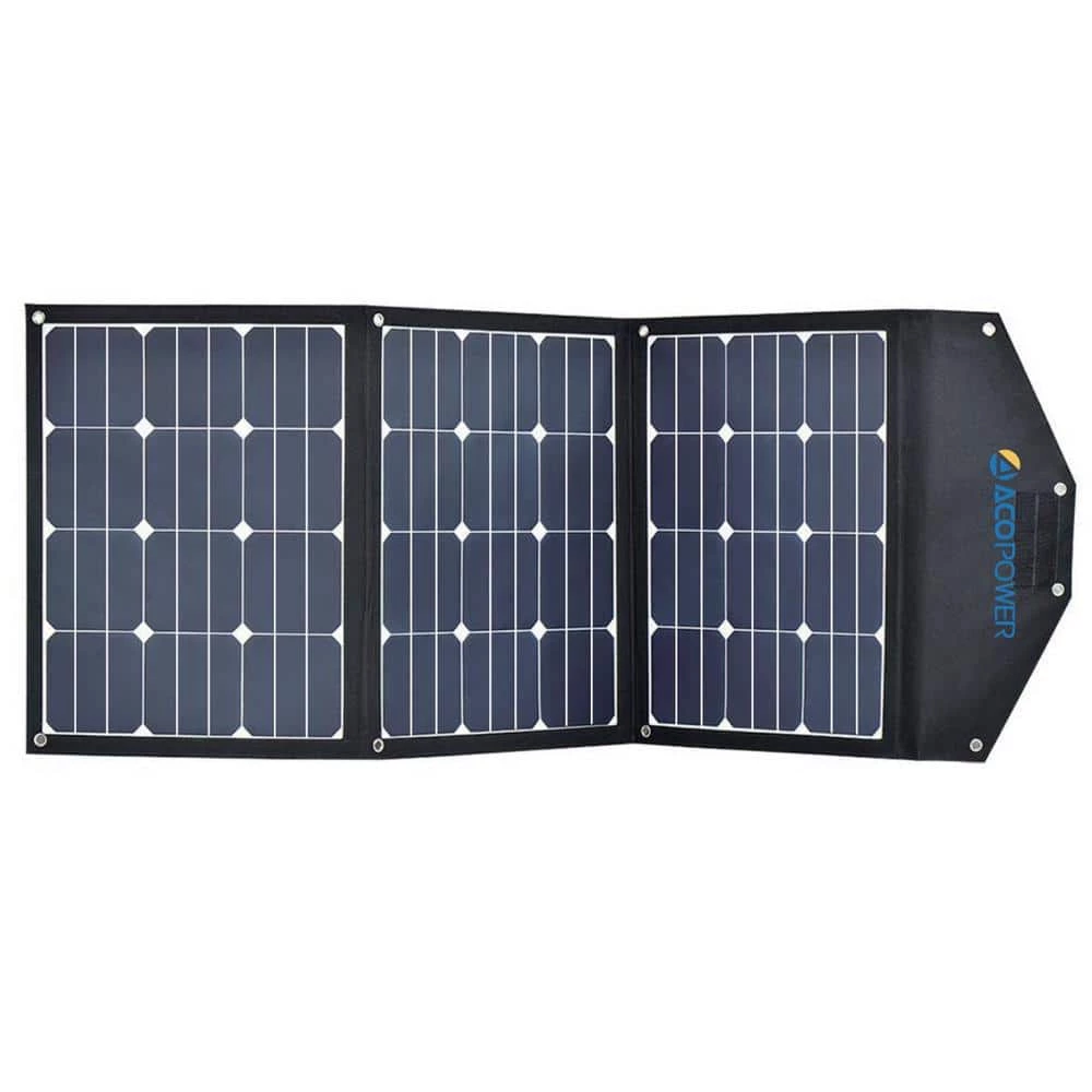 90-Watt Foldable Mono Solar Panel Portable Kit, Compatible with Portable Chest Fridge Freezer Cooler by ACOPower