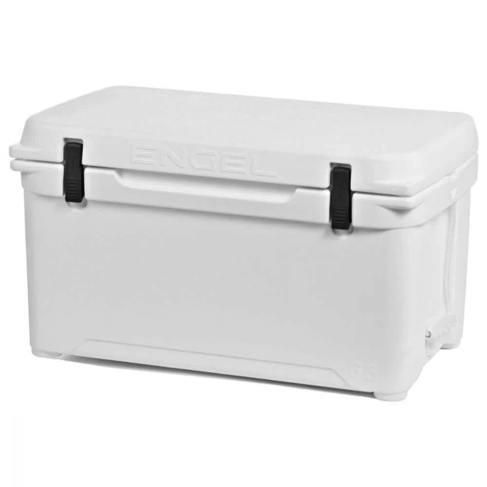 14.5 Gal. 70-Can High Performance Seamless Roto-Molded Ice Cooler, White by Engel