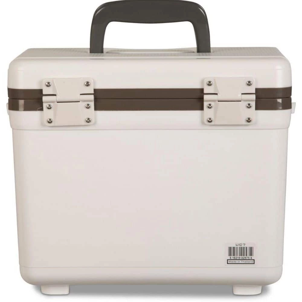 7 .5 qt. Live Bait Cooler with 2-Speed Aerator Pump and Carry Handles, White by Engel - Image 4
